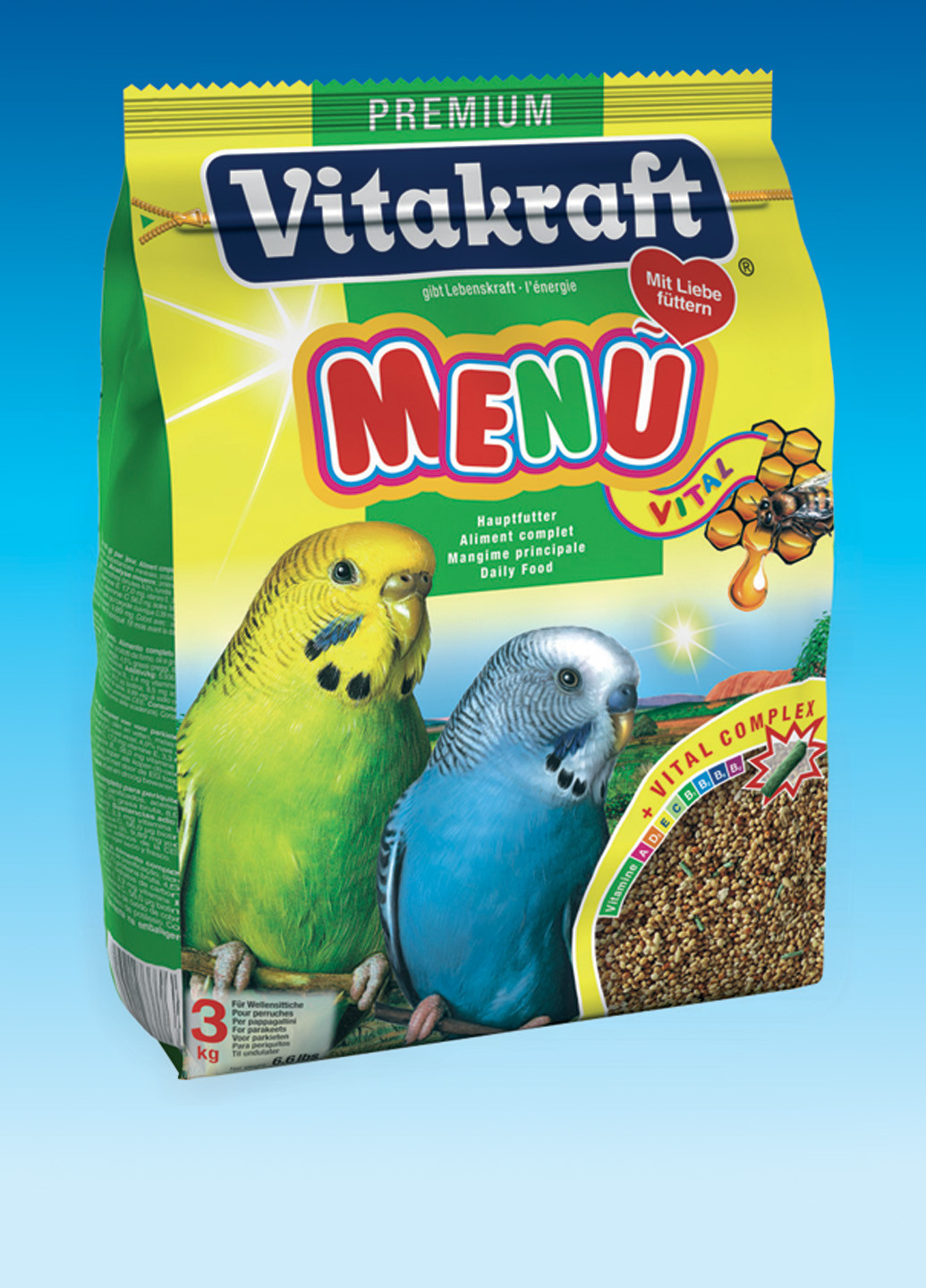 Корм для попугаев Menu, 1 кг Vitakraft (9433950)