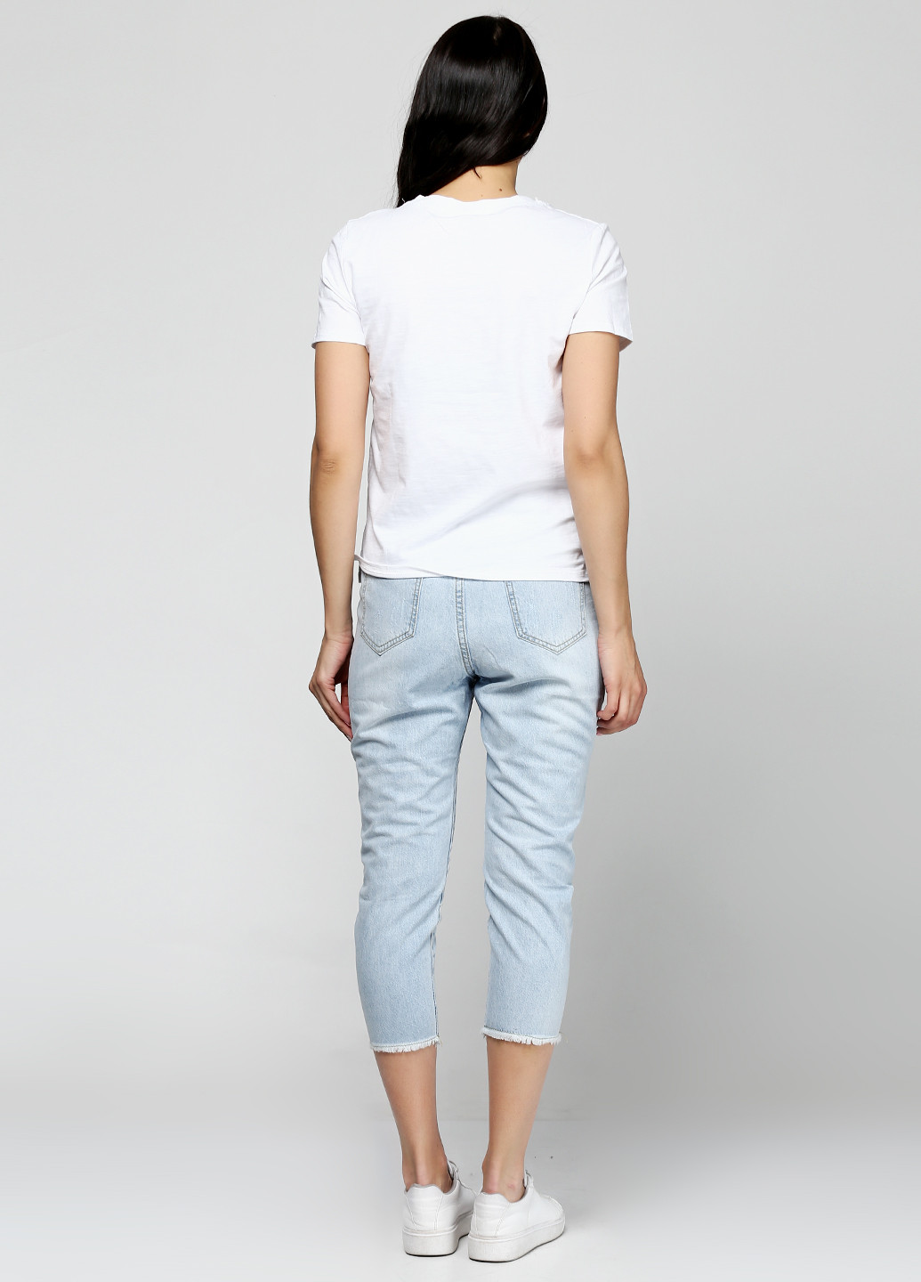 Комбинированный летний комплкт (футболка, джинсы) Lux