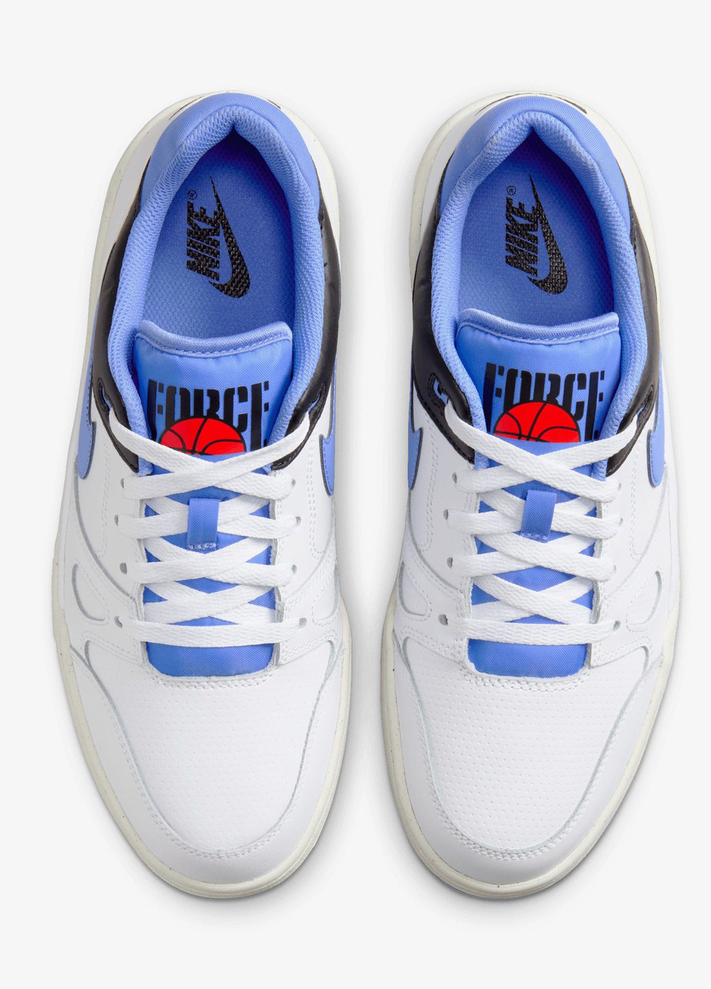 Белые всесезонные кроссовки Nike FULL FORCE LO