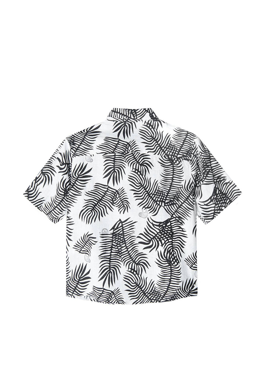 Черно-белая кэжуал рубашка с цветами Cool Club