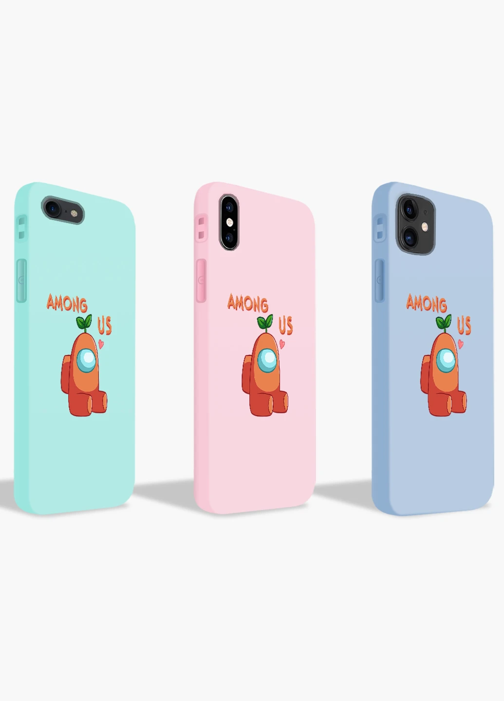Чехол силиконовый Apple Iphone 11 Pro Max Оранжевый Амонг Ас (Orange Among Us) (9232-2410) MobiPrint (219555831)