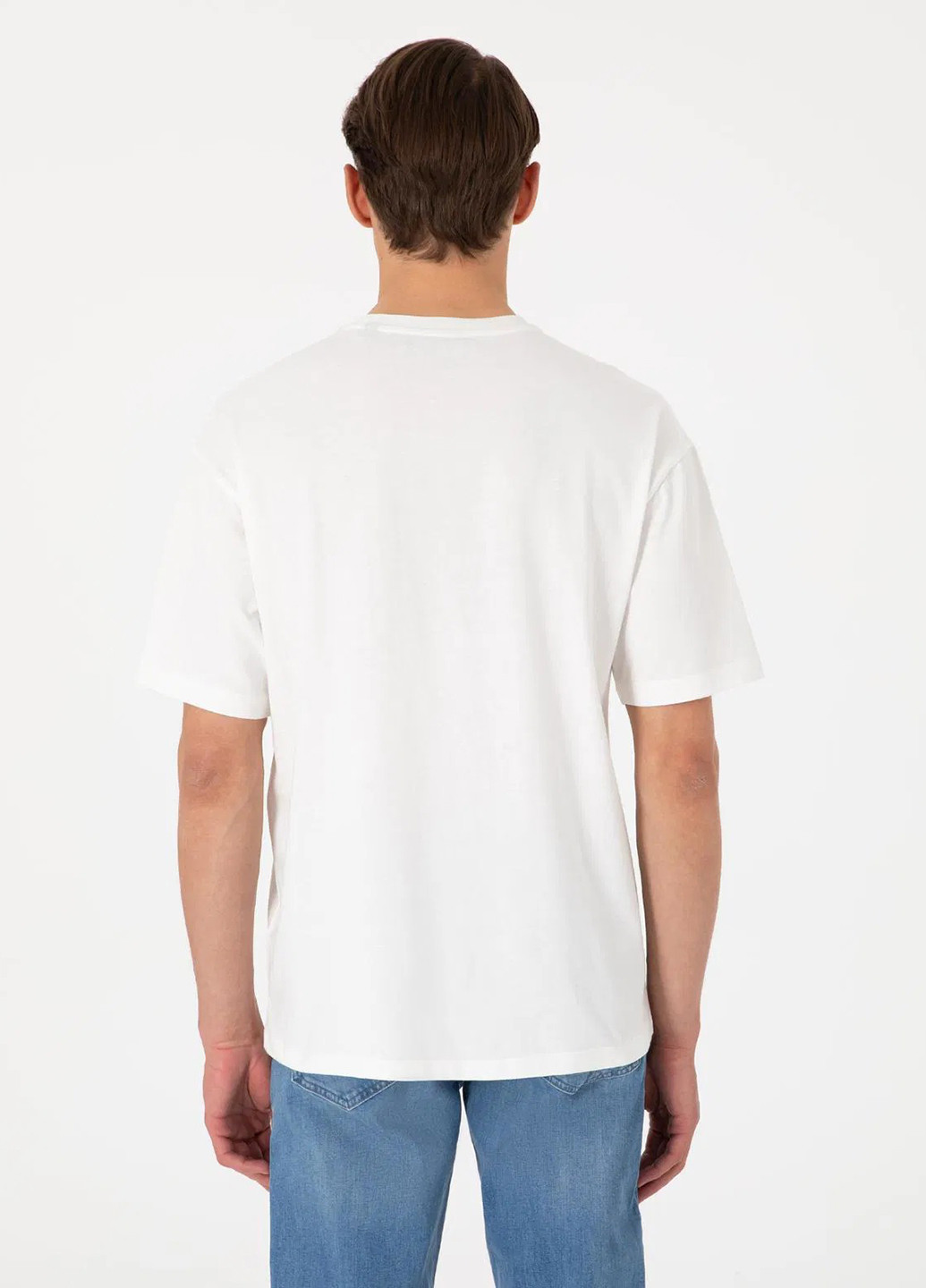 Белая футболка Pierre Cardin