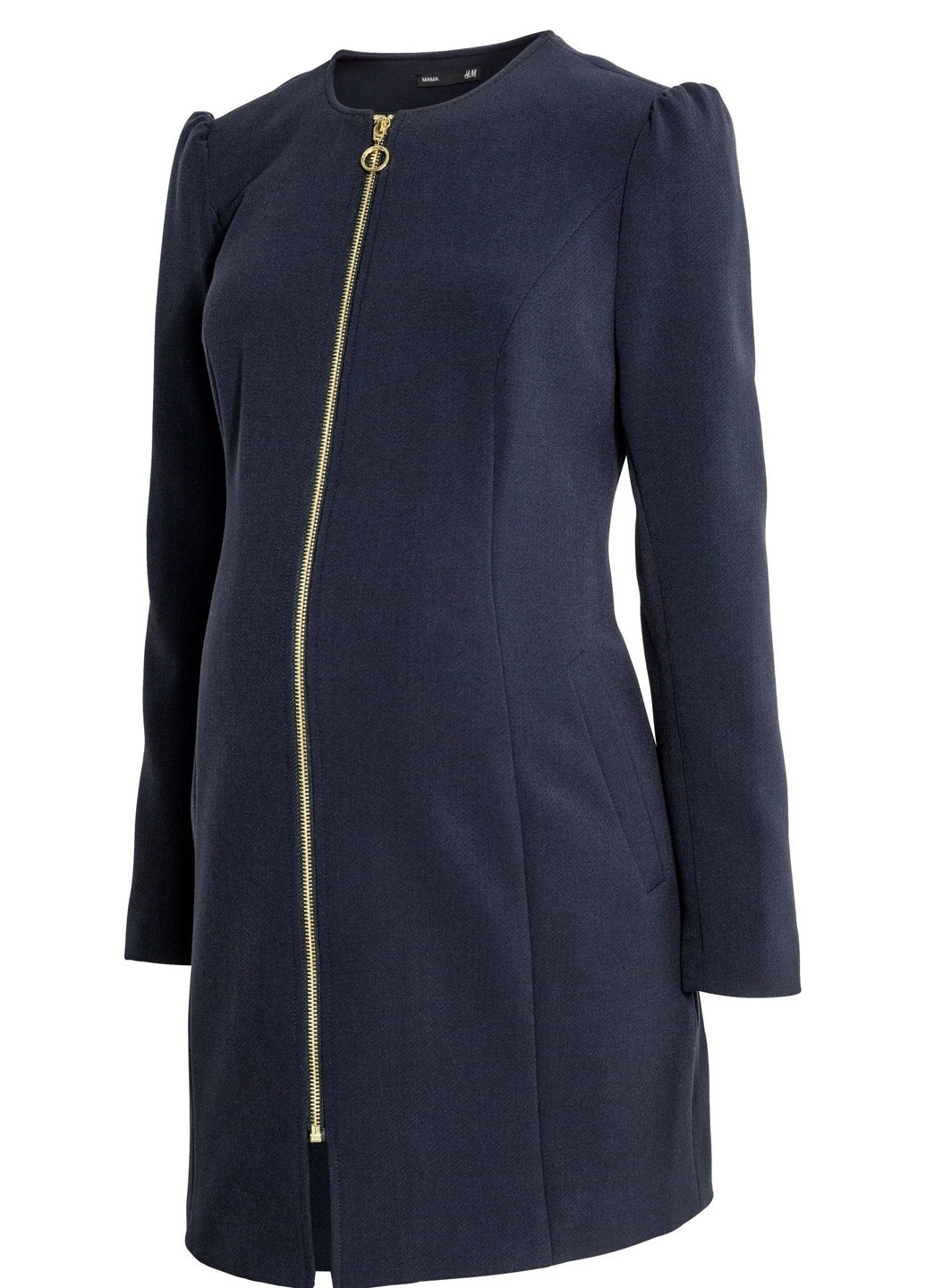 Темно-синє демісезонне Пальто H&M