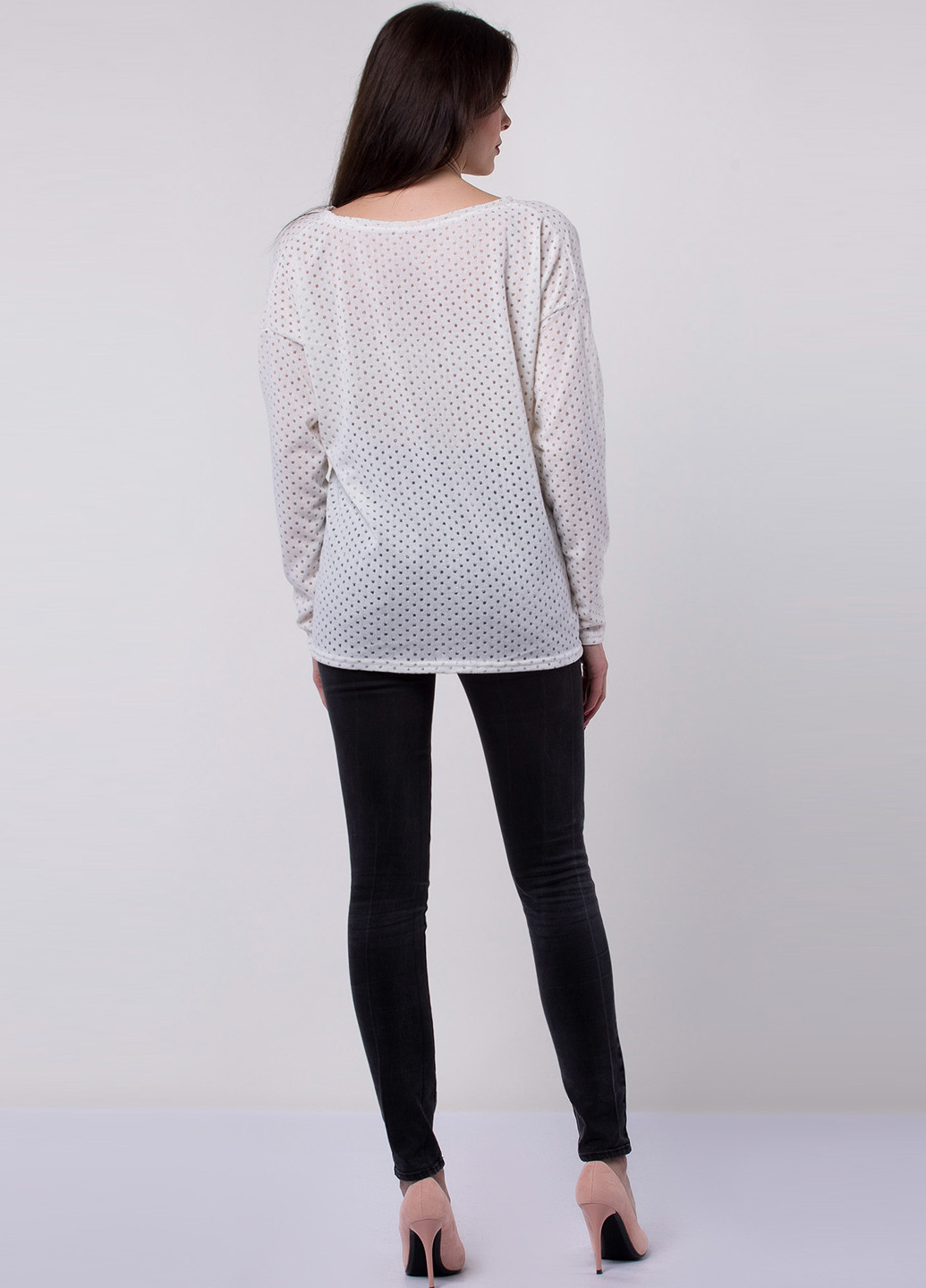 Белый демисезонный пуловер пуловер Garne