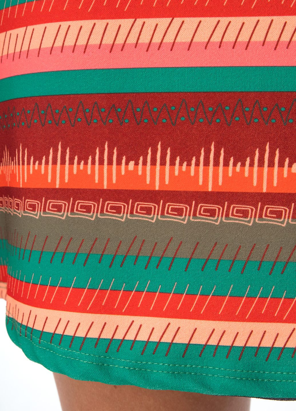 Зеленое кэжуал платье Miss Miss с цветочным принтом