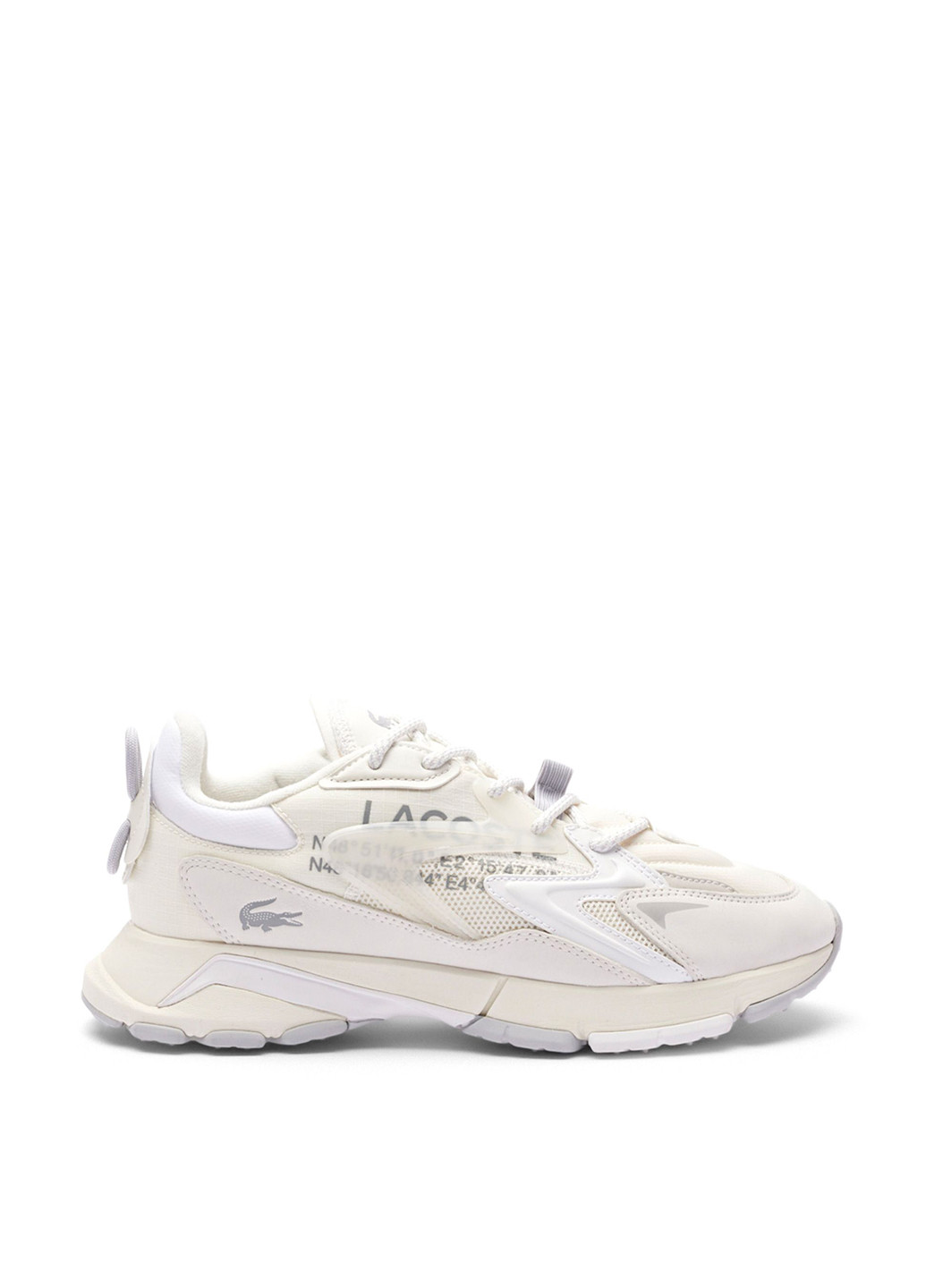Кремові Осінні кросівки Lacoste L003 NEO TECH