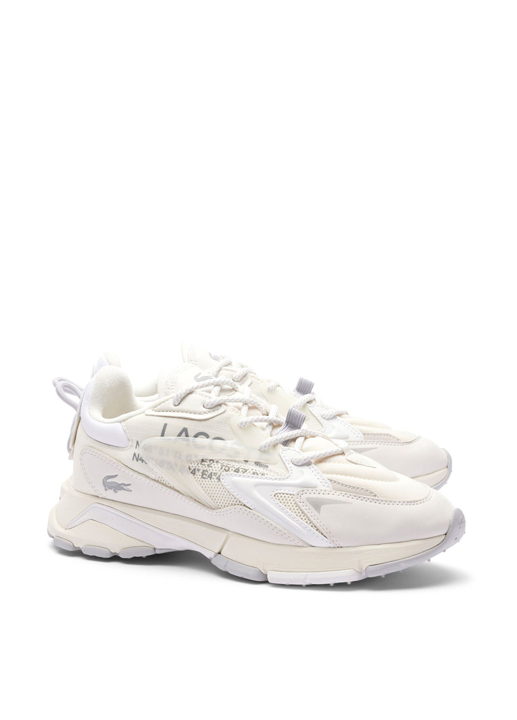 Кремові Осінні кросівки Lacoste L003 NEO TECH