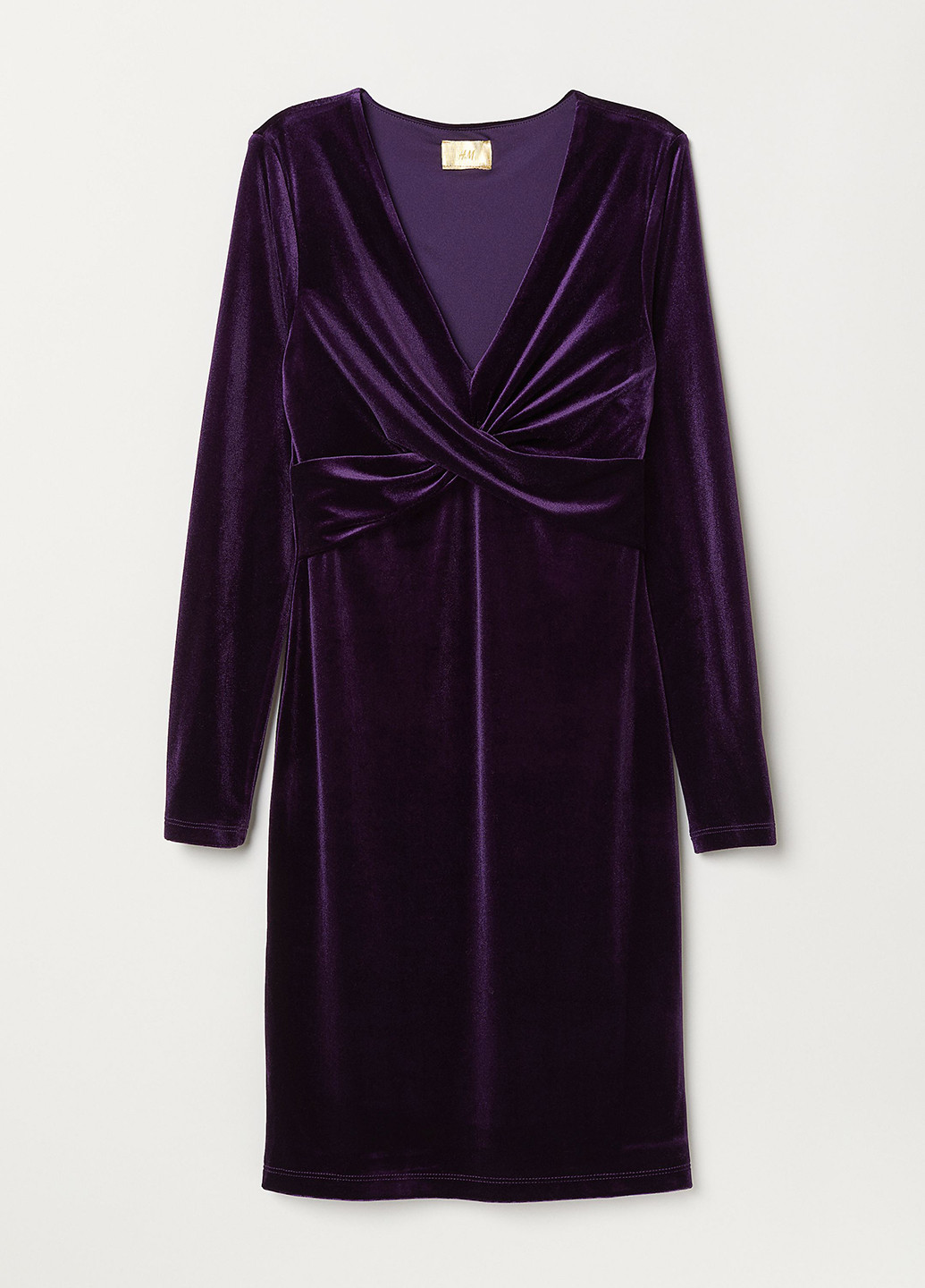 Фіолетова кежуал сукня футляр H&M однотонна