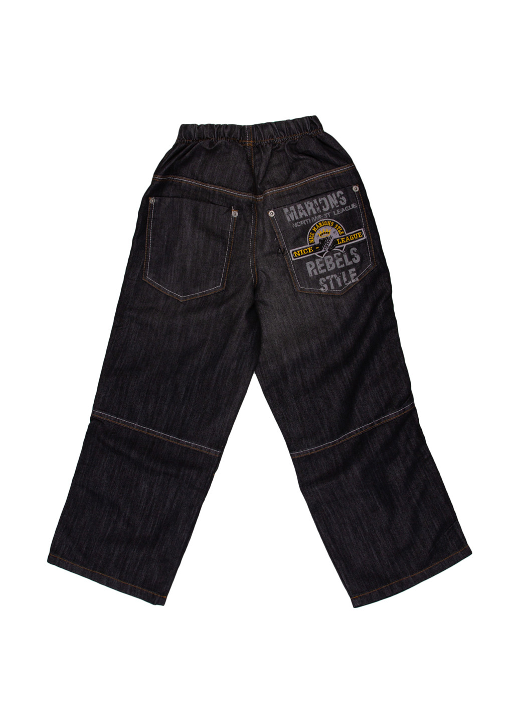 Темно-серые демисезонные прямые джинсы Marions