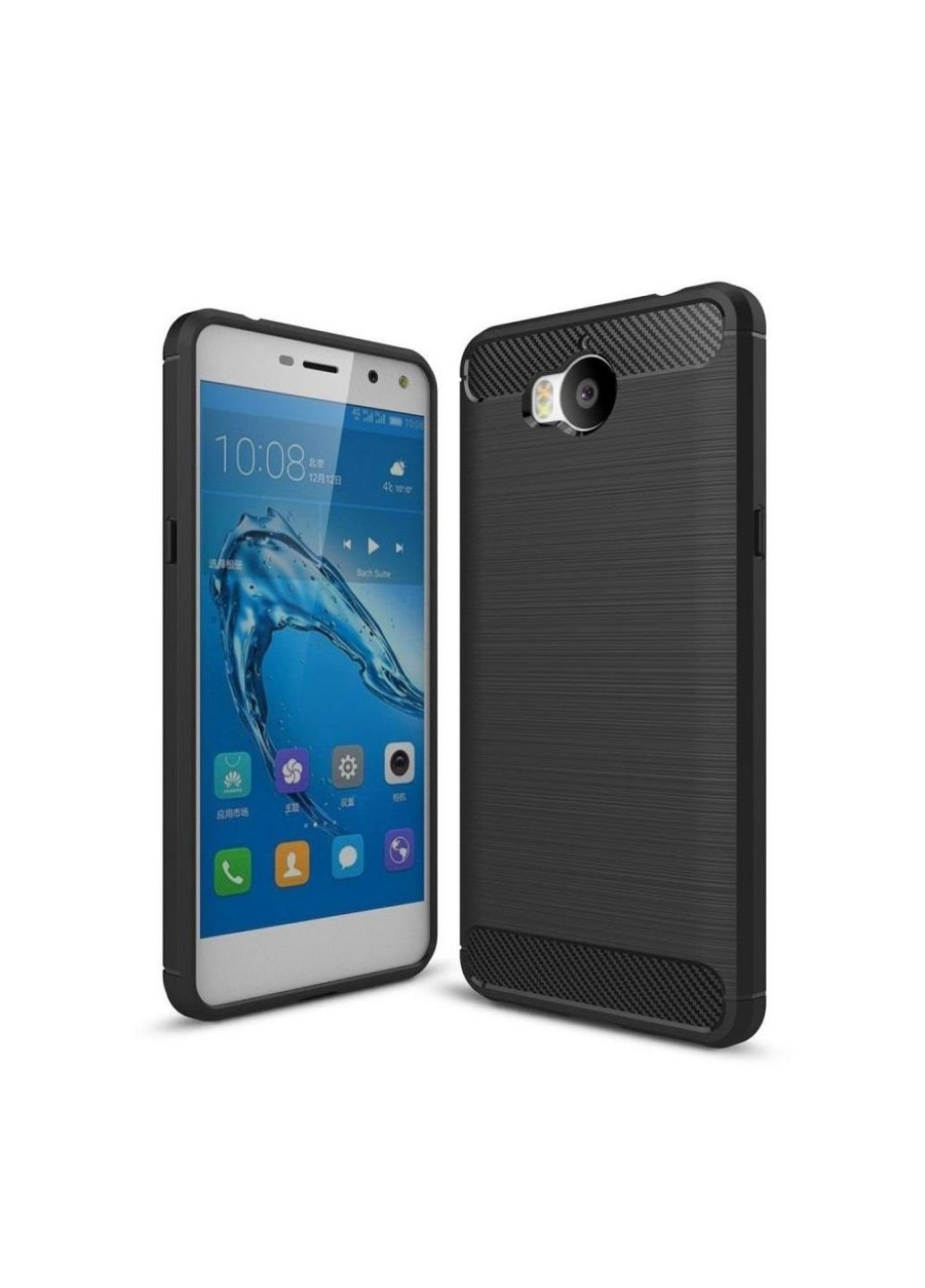 Чохол для мобільного телефону (смартфону) для Huawei Y5 2017 Carbon Fiber (Black) Laudtec (LT-HY52017B) BeCover (201491870)