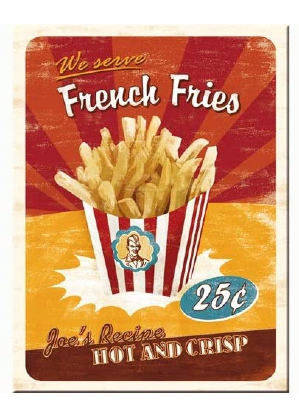 Магнит "French Fries" Nostalgic Art (215853606)