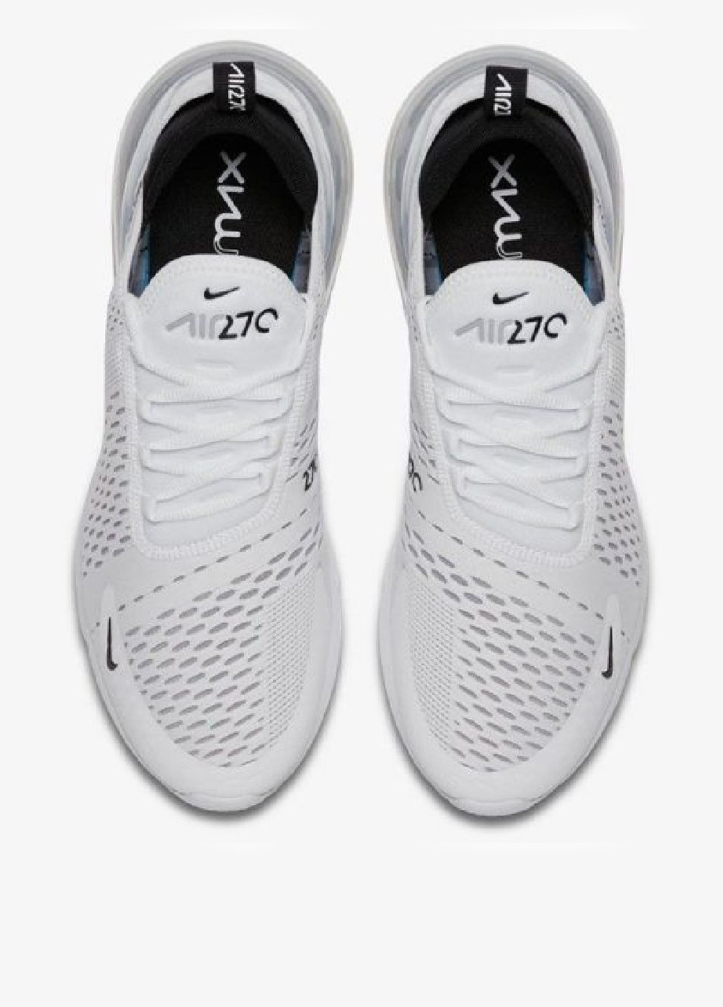 Белые демисезонные кроссовки ah8050-100 Nike AIR MAX 270