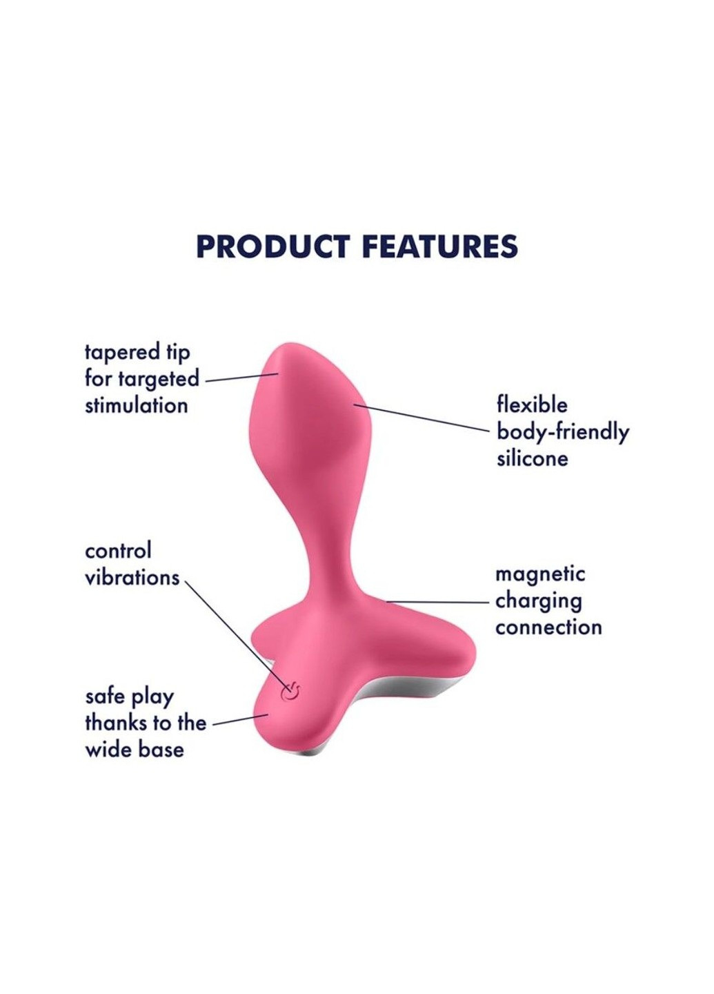 Анальная пробка Game Changer Pink Satisfyer (254953753)