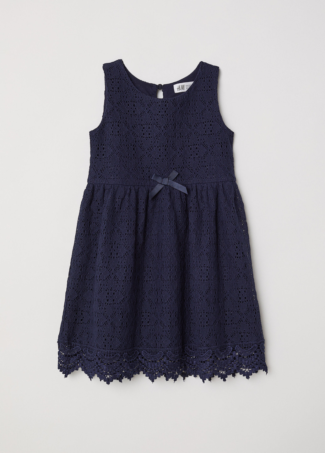 Тёмно-синее платье H&M (118171100)
