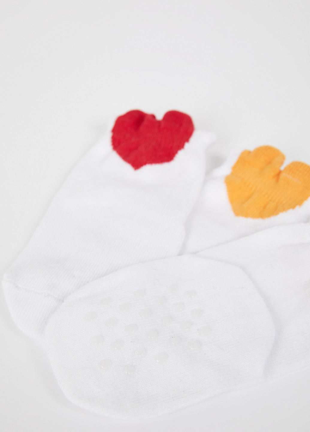 Шкарпетки (3 шт.) DeFacto сердечок білі повсякденні