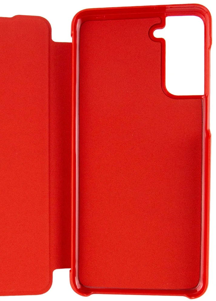Чохол-книжка Smart View Cover для Samsung Galaxy S21 + Червоний / Світле віконце (is_00000043154_9) Epik (238479823)