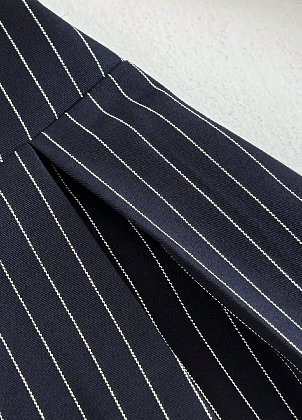 Темно-синее кэжуал платье SHEIN в полоску