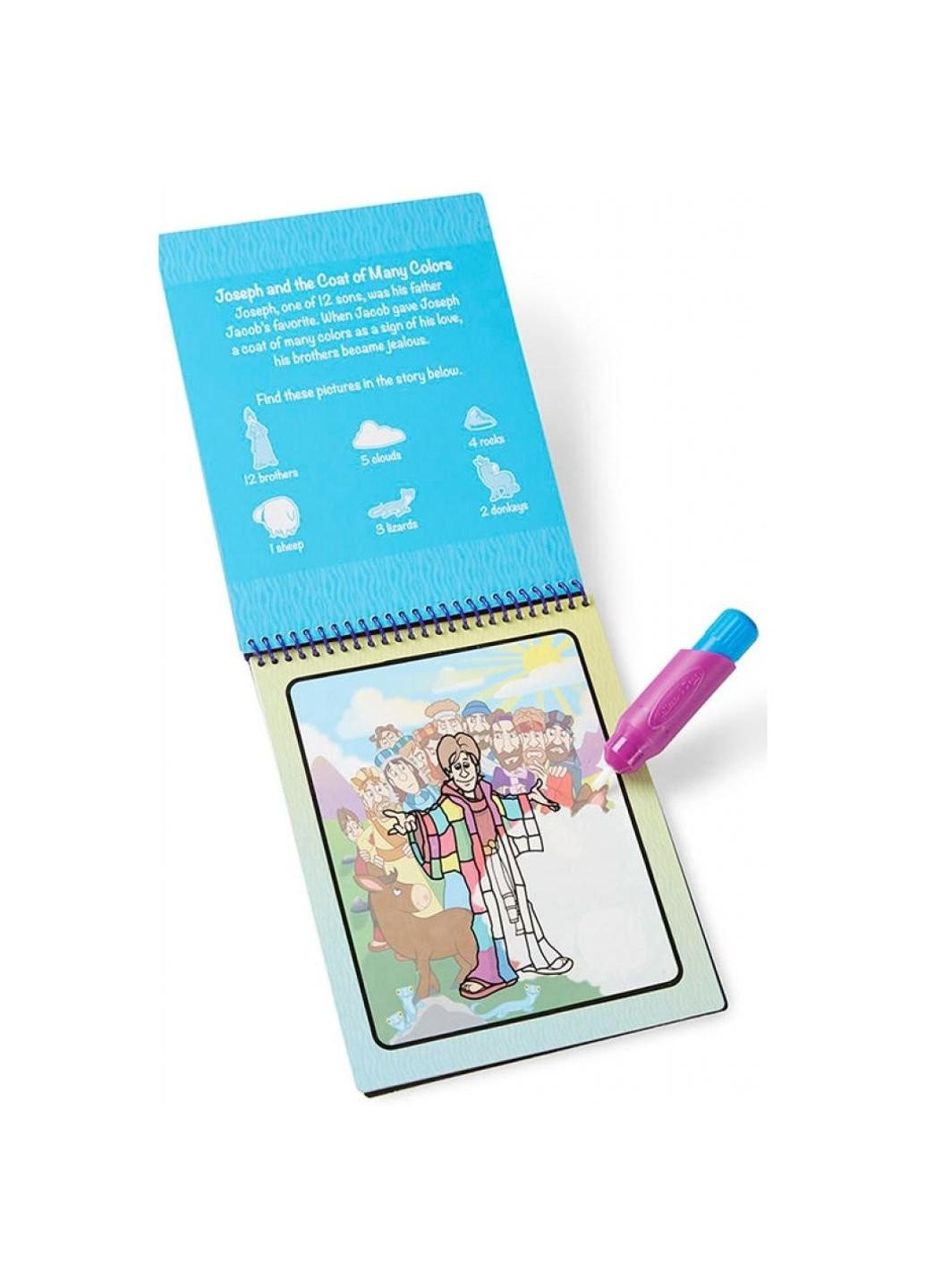 Набір для творчості Чарівне водне забарвлення Біблійні історії (MD9405) Melissa&Doug (249599872)