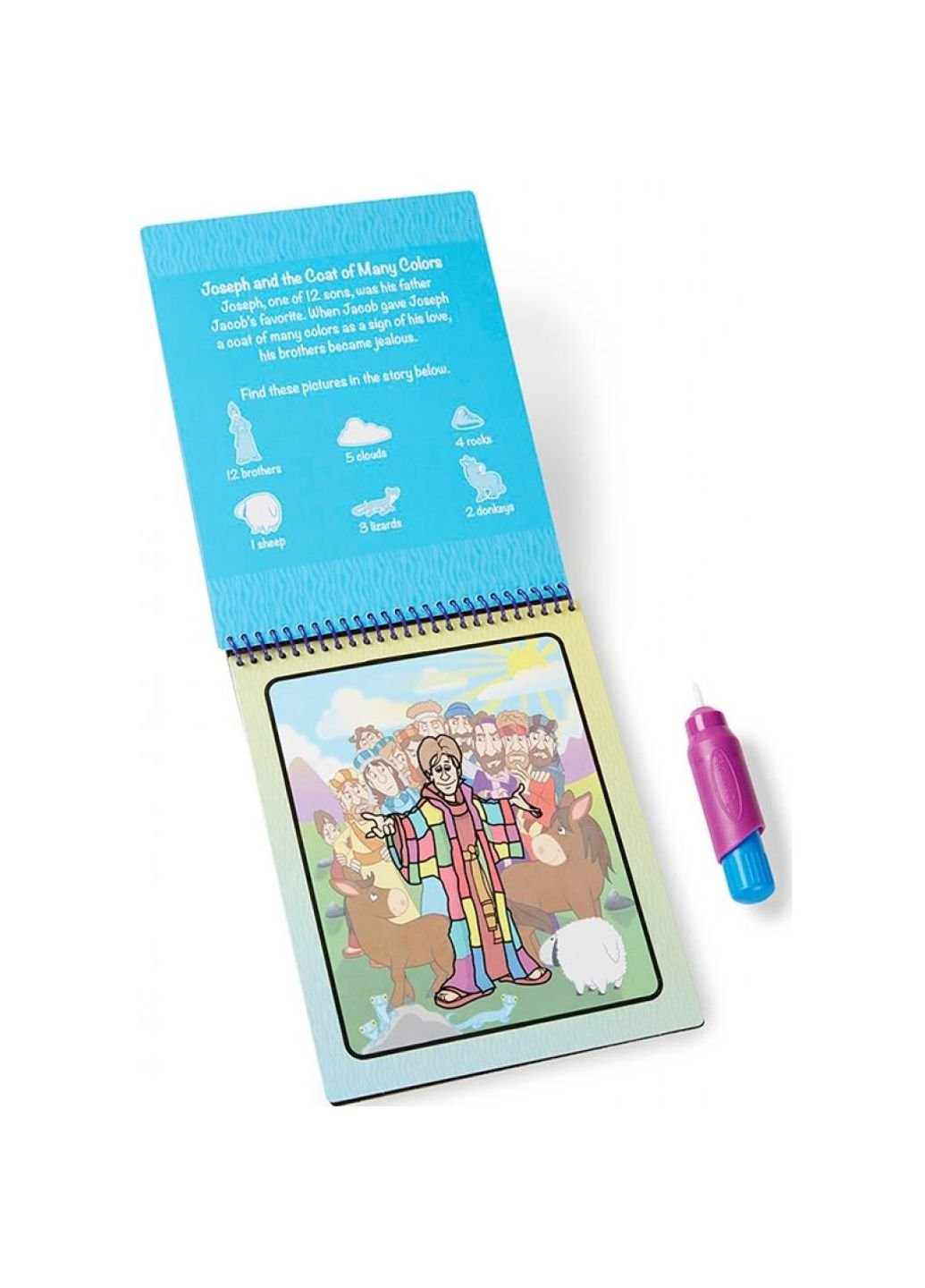 Набір для творчості Чарівне водне забарвлення Біблійні історії (MD9405) Melissa&Doug (249599872)