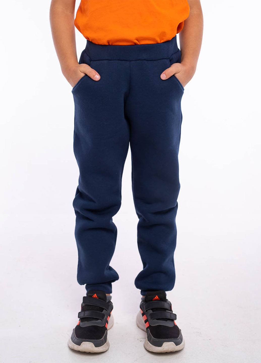 Темно-синие кэжуал демисезонные джоггеры брюки Vidoli