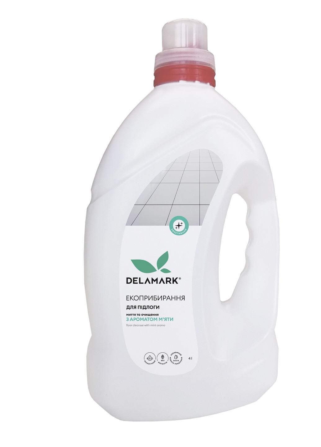 Засіб для миття підлоги з ароматом м'яти 4 л (4820152332110) DeLaMark (255259028)