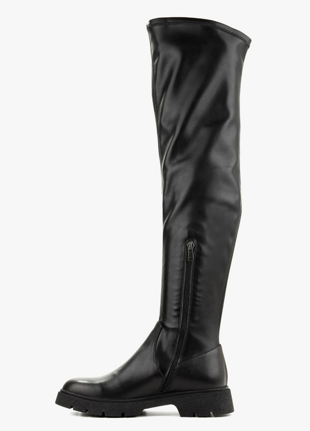 Черные осенние ботфорты Le'BERDES