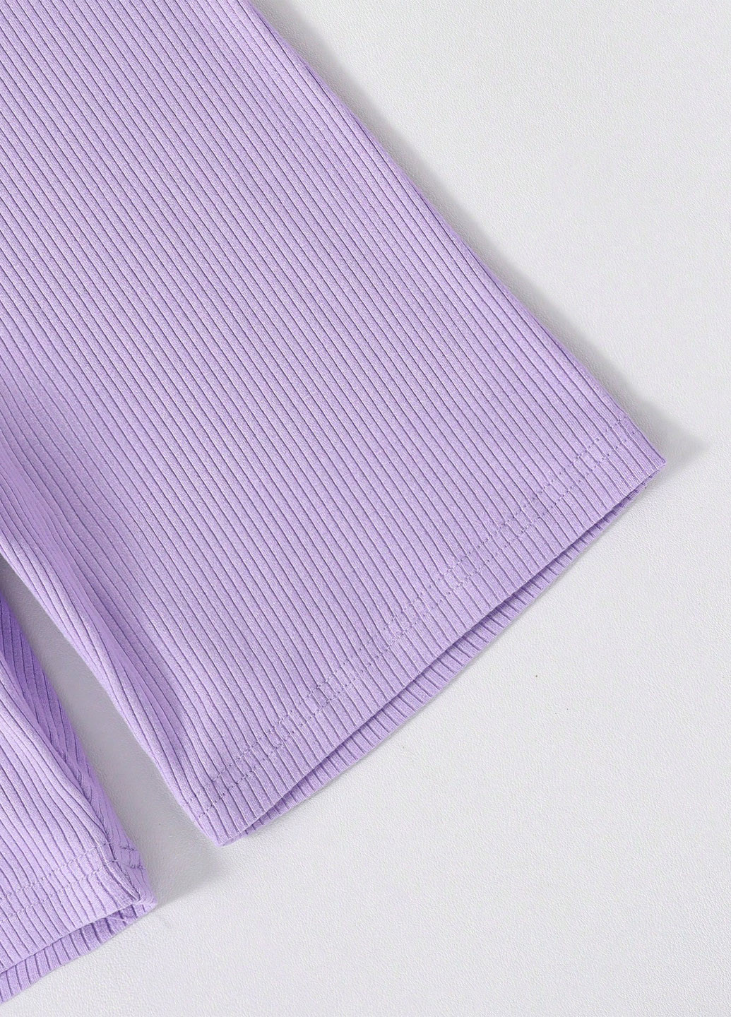 Сиреневый летний комплект (топ, шорты) SHEIN