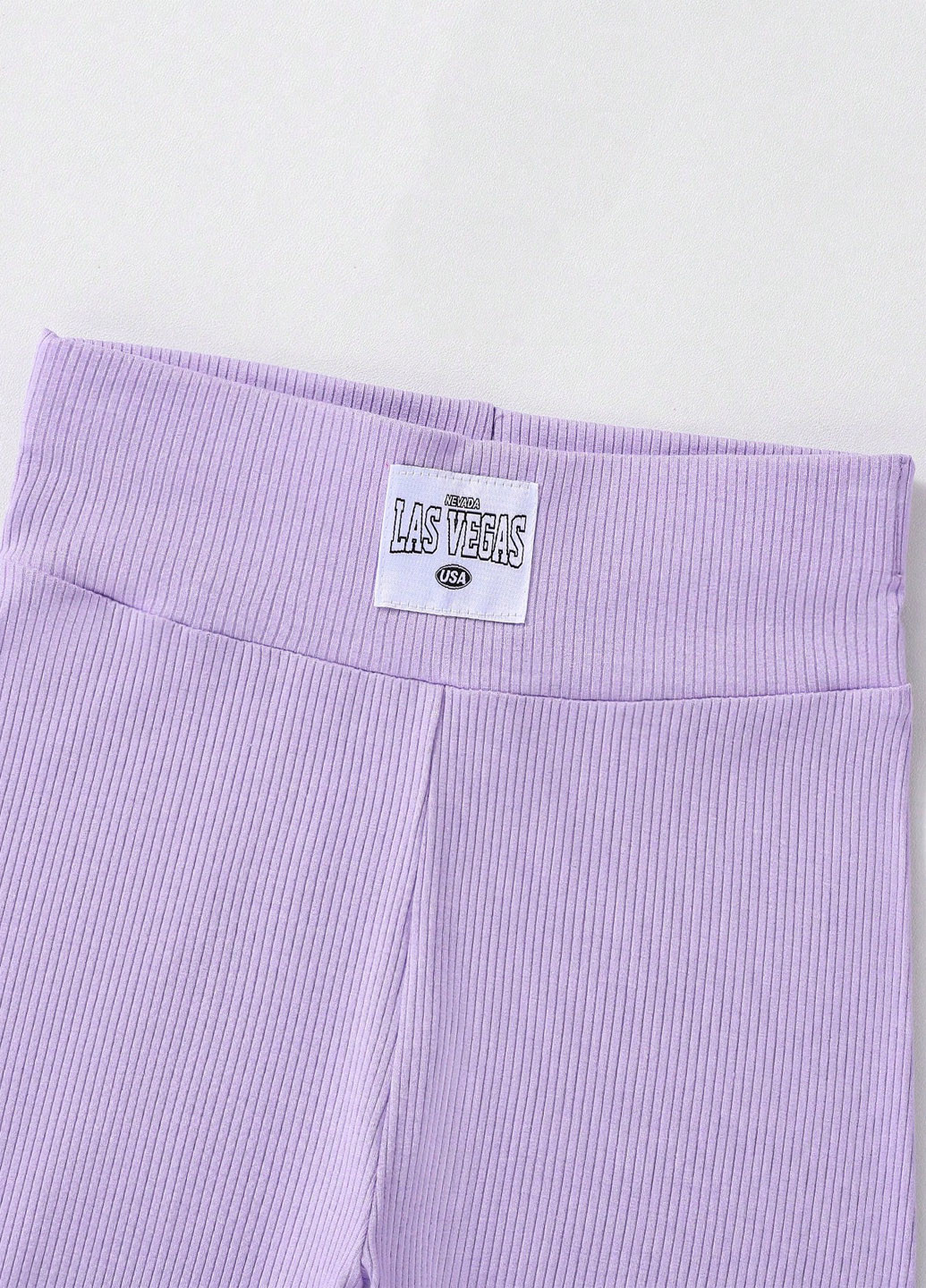 Сиреневый летний комплект (топ, шорты) SHEIN