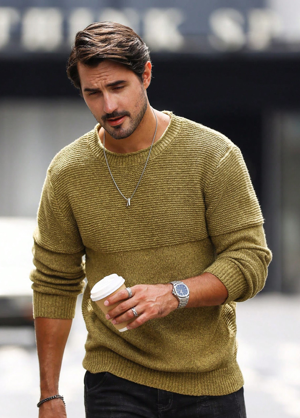 Оливковий демісезонний джемпер джемпер SHEIN