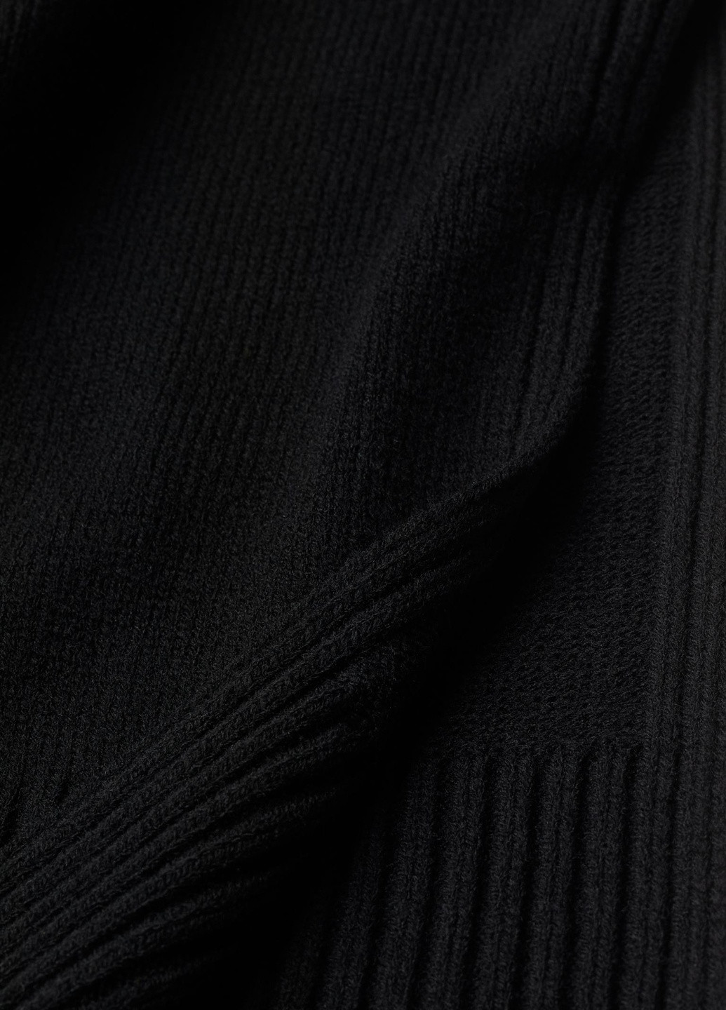 Черное кэжуал платье шерсть бленд H&M однотонное
