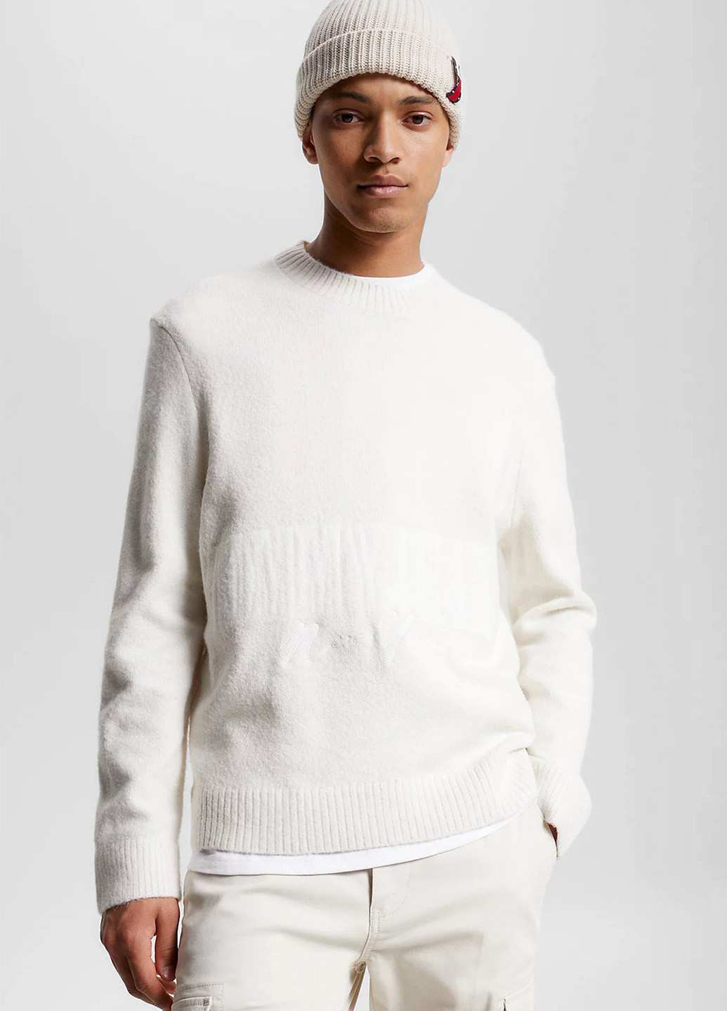 Молочний зимовий джемпер джемпер Tommy Jeans