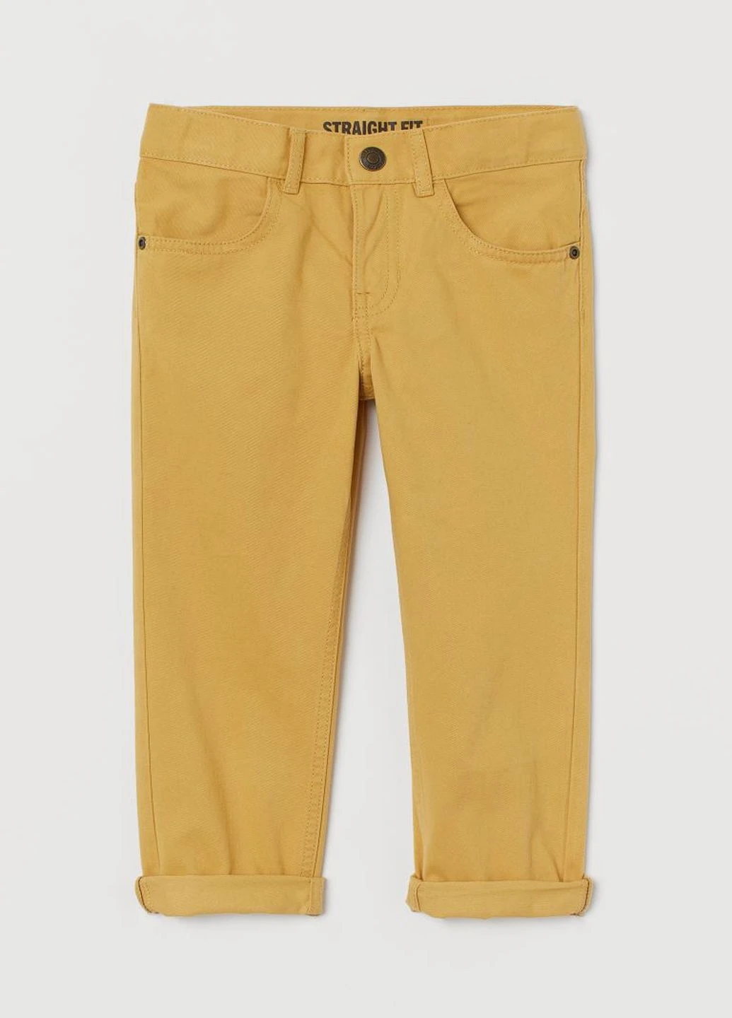 Желтые спортивные демисезонные брюки H&M