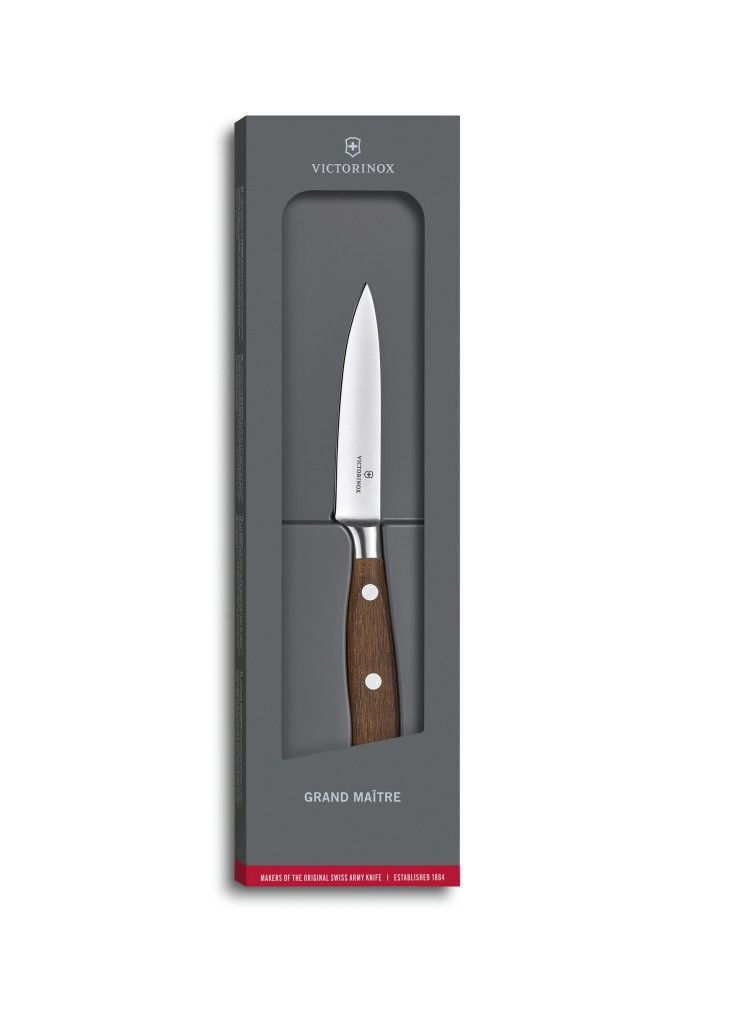 Кухонный нож Grand Maitre Kitchen 10 см Wood (7.7200.10G) Victorinox (254069210)