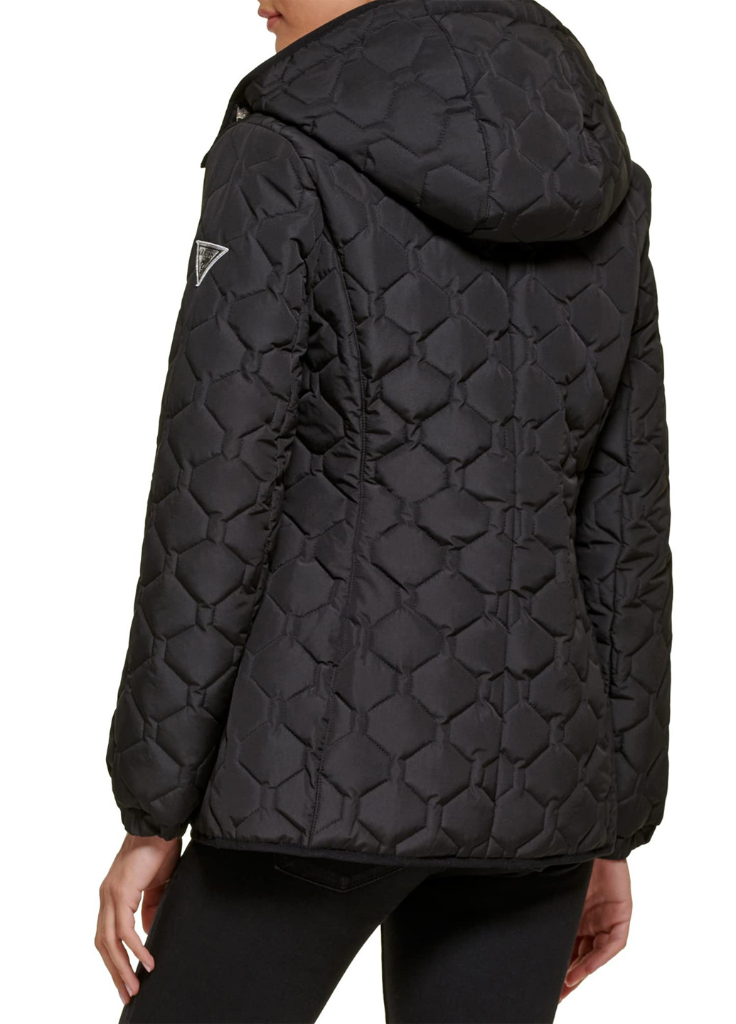 Чорна демісезонна куртка Guess