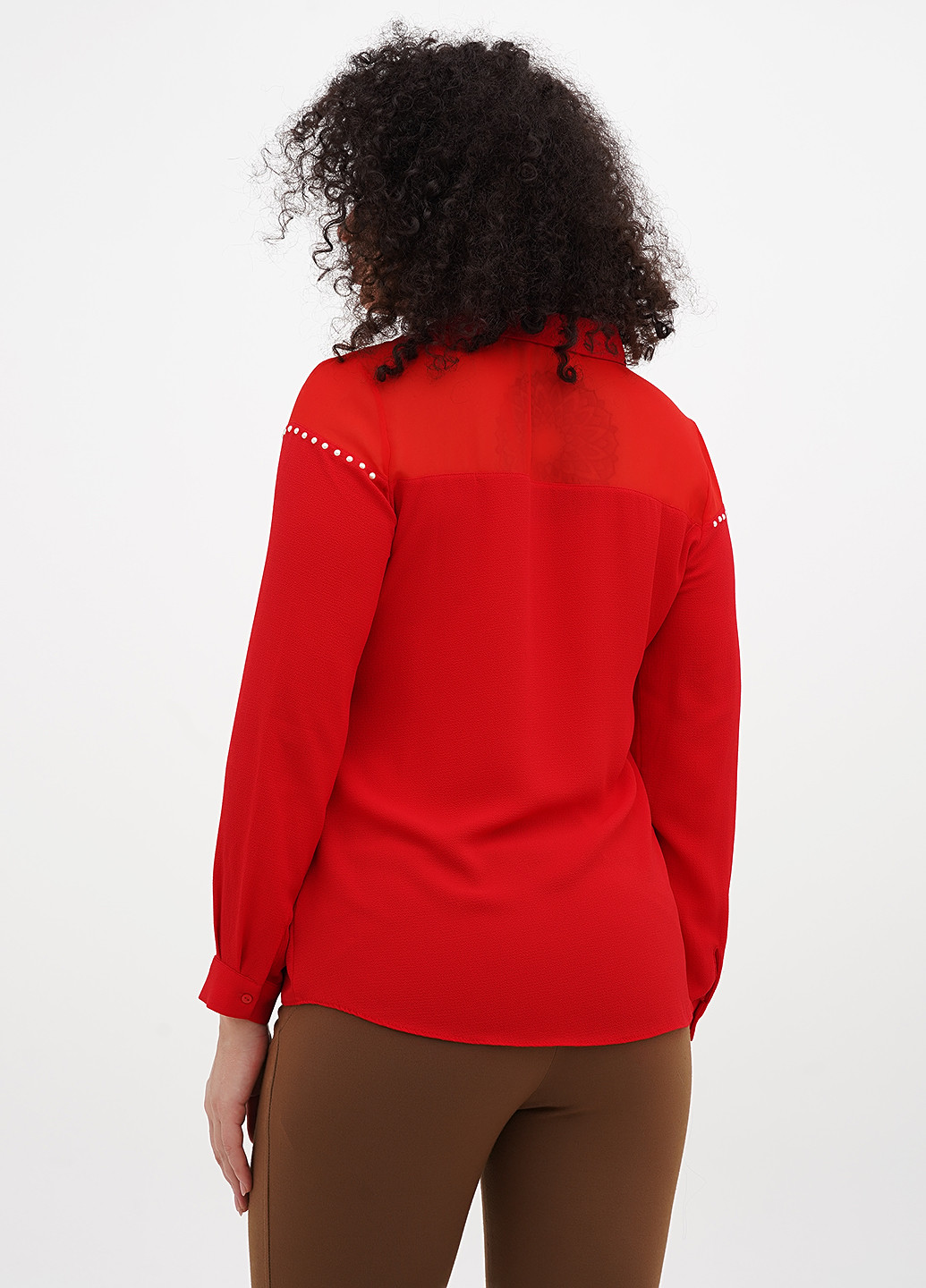 Красная блуза Sassofono