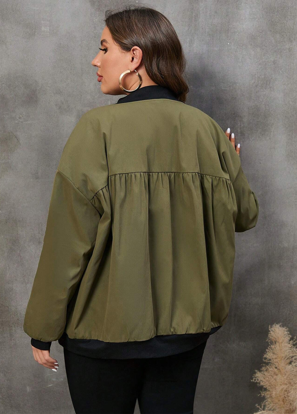 Бомбер Emery Rose на молнии (314946277)