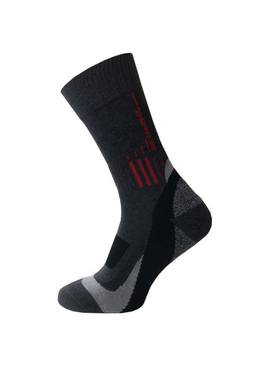 Спортивні шкарпетки Trekking Basic Sesto Senso темно-сірі спортивні