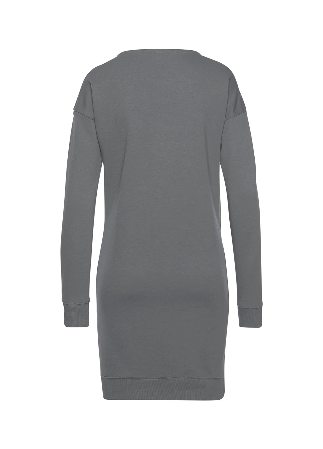 Серое спортивное платье Bench однотонное