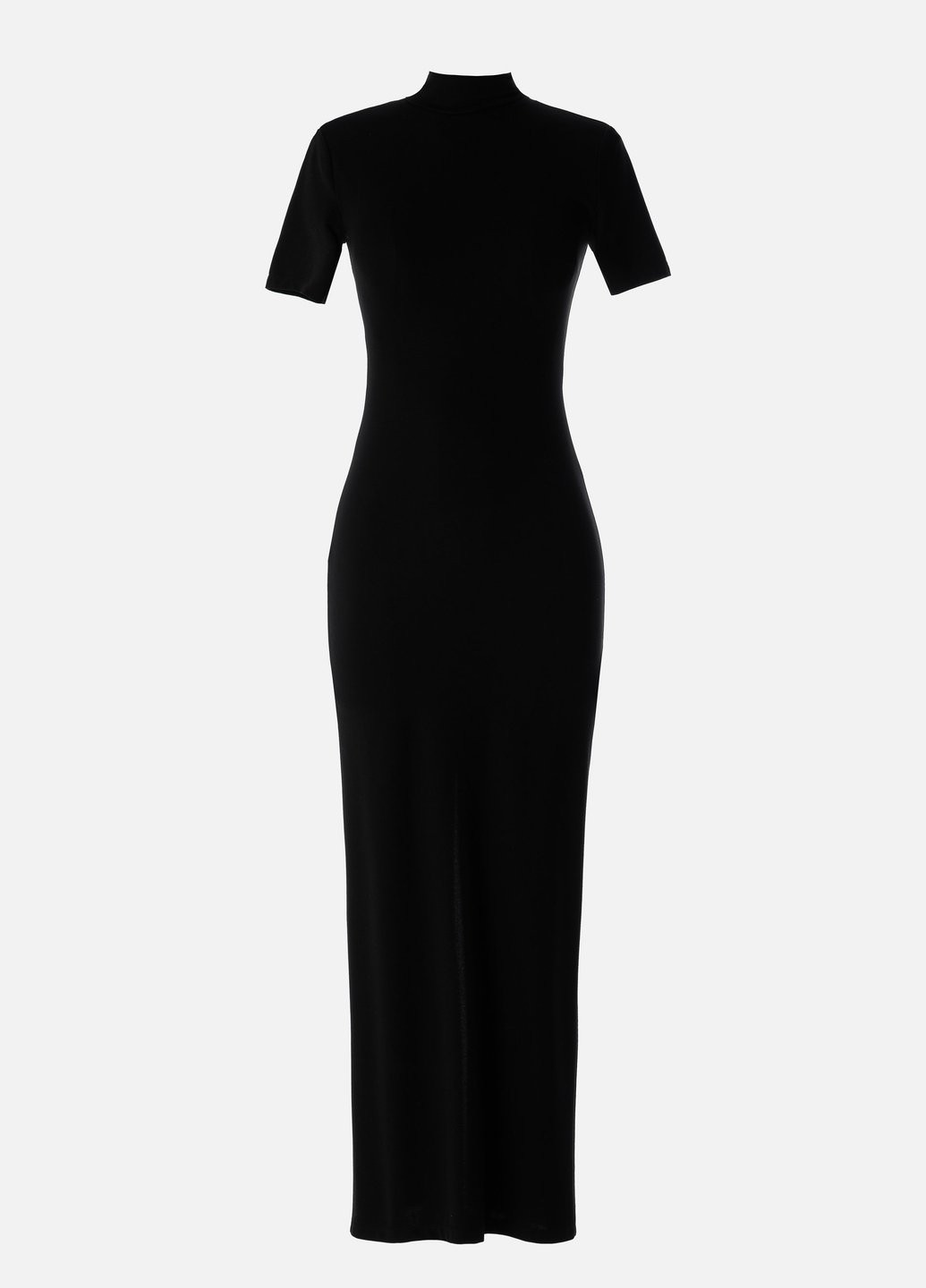 Чорна кежуал сукня сукня-водолазка Gepur однотонна