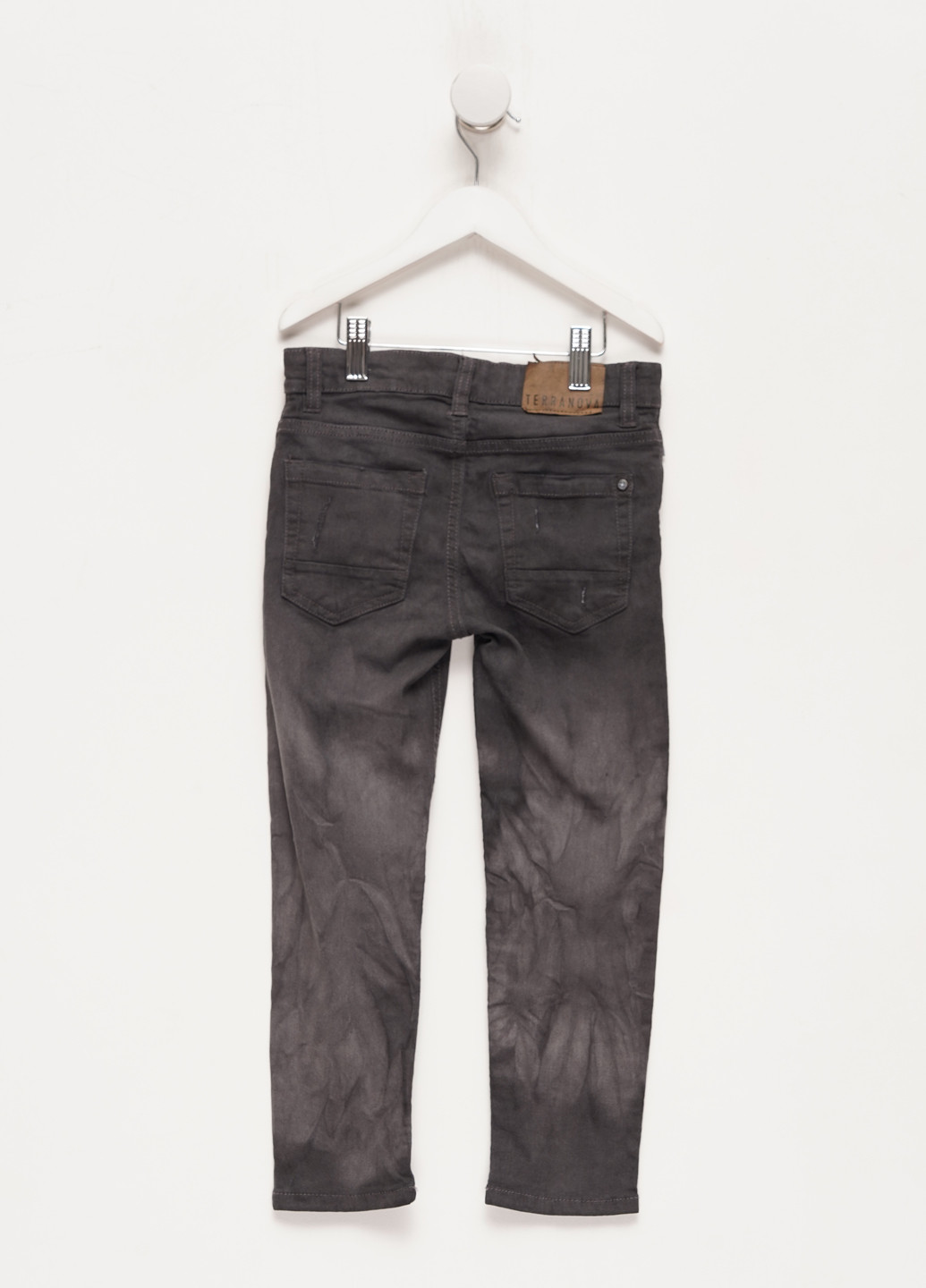 Серые демисезонные прямые джинсы Terranova