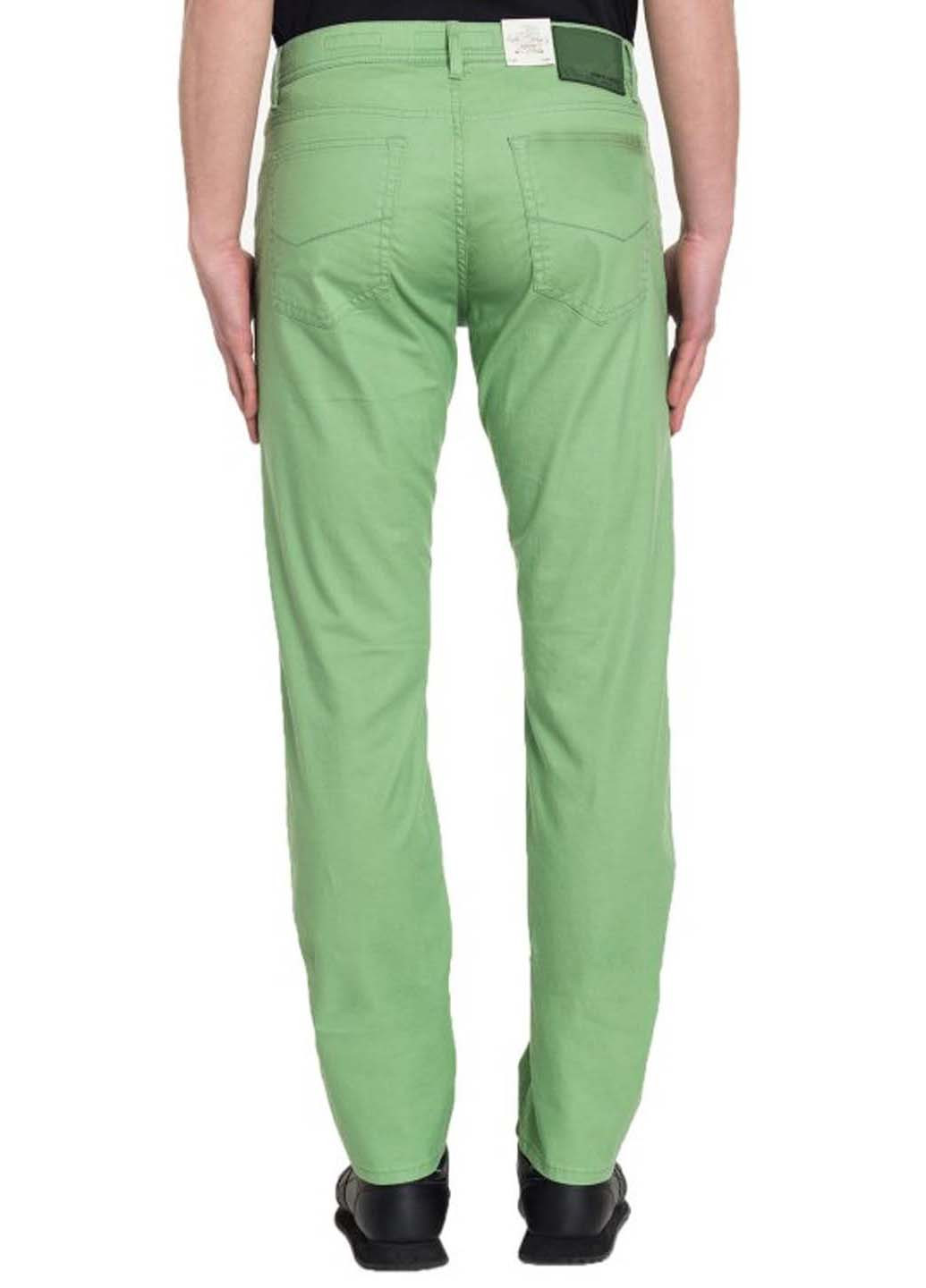 Зеленые джинсы Pierre Cardin