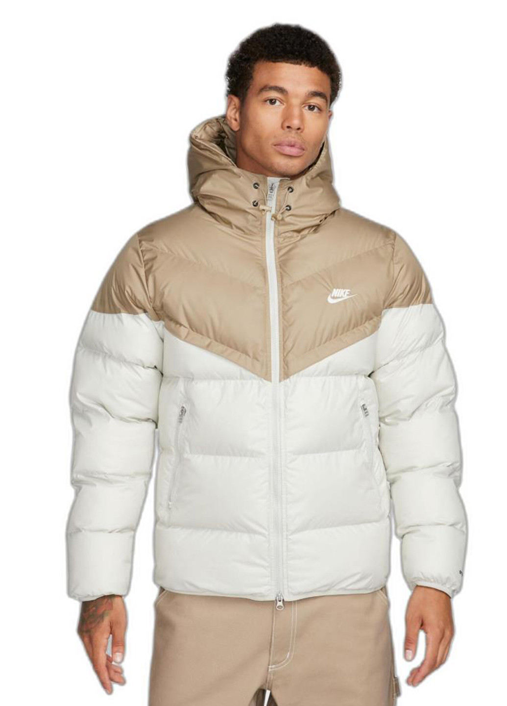 Коричнева демісезонна куртка fb8185-247 Nike M NK SF WR PL-FLD HD JKT