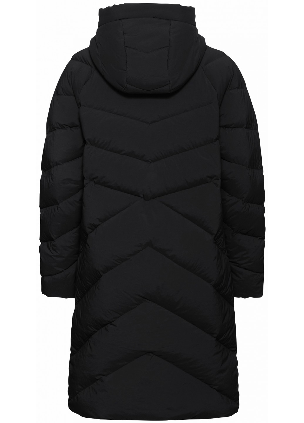 Черный зимний Пуховик Jack Wolfskin