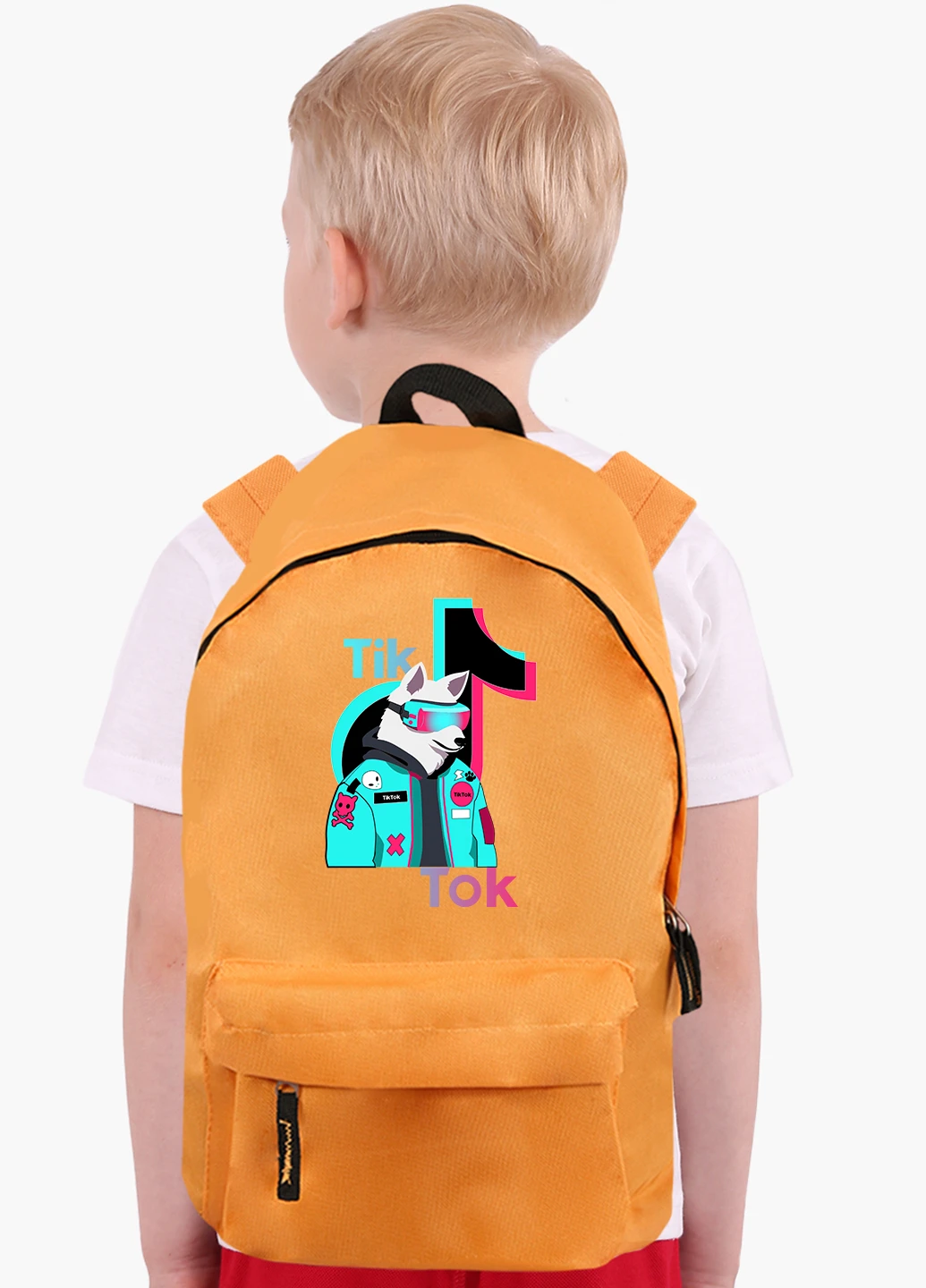 Детский рюкзак Вовк Тік Тік (Wolf TikTok) (9263-1645) MobiPrint (217075144)