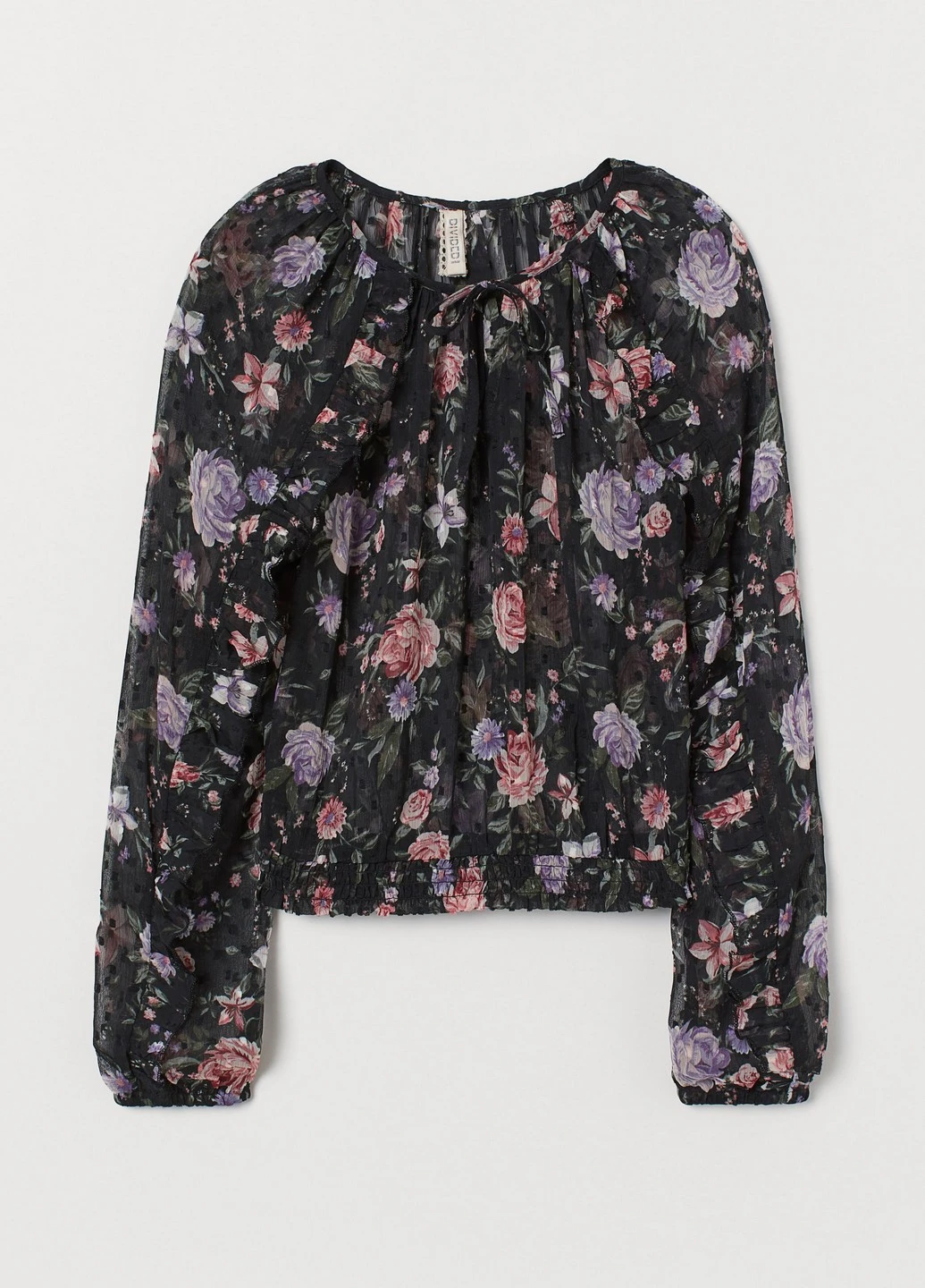 Чёрная блузка H&M