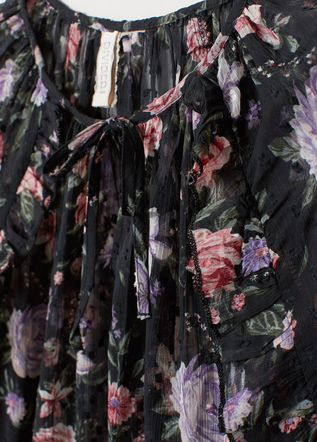Чёрная блузка H&M