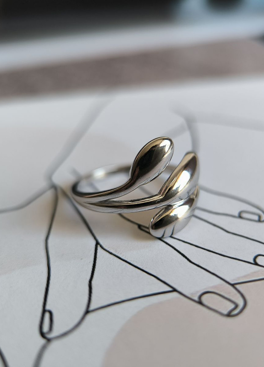 Каблучка Silver Flame (350941376)