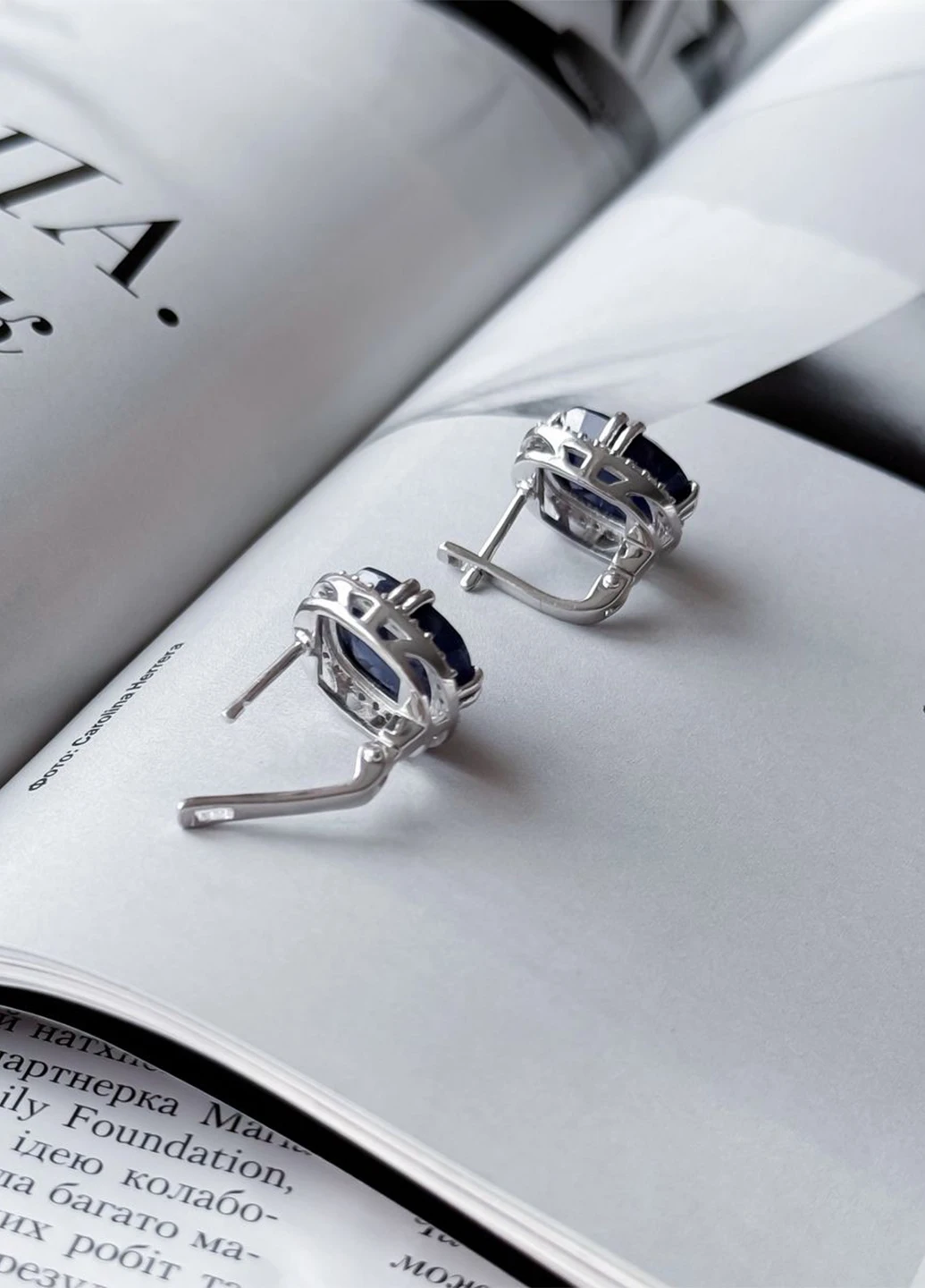 Серьги Silver Flame (295365806)