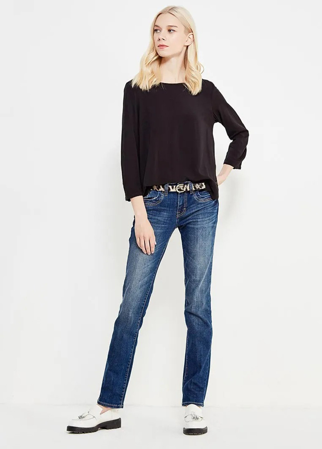 Чорна блуза Tom Tailor