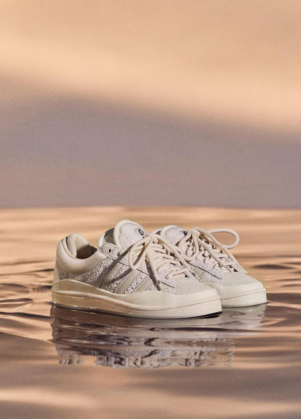 Кросівки adidas Campus x Bad Bunny Beige кремові демісезони (305136543)